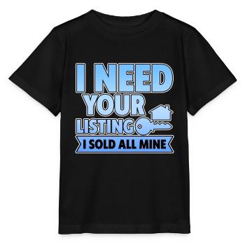 J’ai besoin de votre annonce, j’ai vendu tout le mien 4 - T-shirt bio MINI CREATOR Stanley/Stella Enfant - noir - Devant - Mikhail (115cm)