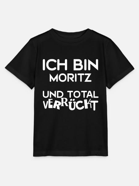 Moritz als Vorname - Stanley/Stella Kinder T-Shirt MINI CREATOR - Schwarz