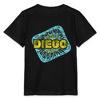 Diego als Freizeit - Stanley/Stella Kinder T-Shirt MINI CREATOR  - Schwarz - Vorne - Mikhail (115cm)