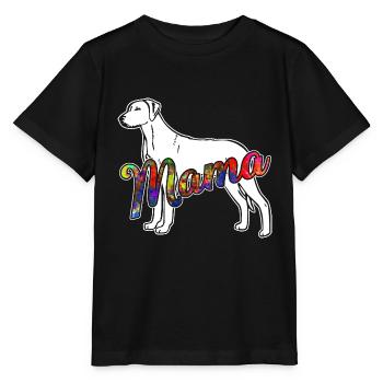 Rhodesian Ridgeback Rhodesian Ridgeback Mama - Stanley/Stella MINI CREATOR Kids’ T-Shirt - black - Front - Mikhail (115cm)