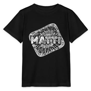Sternenstaub Matti - Stanley/Stella Kinder T-Shirt MINI CREATOR  - Schwarz - Vorne - Mikhail (115cm)