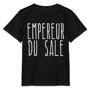 Empereur du Sale - T-shirt bio MINI CREATOR Stanley/Stella Enfant - noir - Devant - Mikhail (115cm)