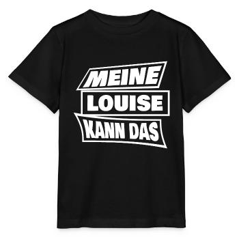 Spruch Louise - Stanley/Stella Kinder T-Shirt MINI CREATOR  - Schwarz - Vorne - Mikhail (115cm)