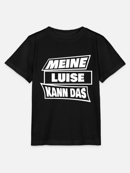 Geschenk für Luise - Stanley/Stella Kinder T-Shirt MINI CREATOR - Schwarz