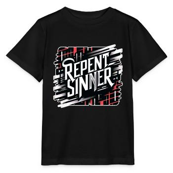 Repent Sinner 18 - Stanley/Stella MINI CREATOR Kids’ T-Shirt - black - Front - Mikhail (115cm)