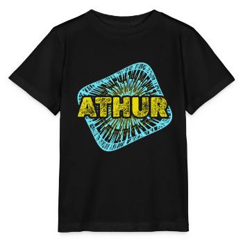 Freizeit Athur - Stanley/Stella Kinder T-Shirt MINI CREATOR  - Schwarz - Vorne - Mikhail (115cm)