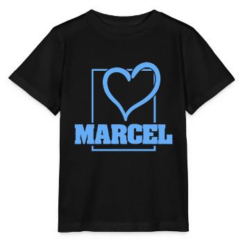 Marcel en tant que Bachelor - T-shirt bio MINI CREATOR Stanley/Stella Enfant - noir - Devant - Mikhail (115cm)