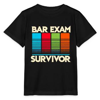 Bar Exam Survivor 8 - Stanley/Stella MINI CREATOR Kids’ T-Shirt - black - Front - Mikhail (115cm)