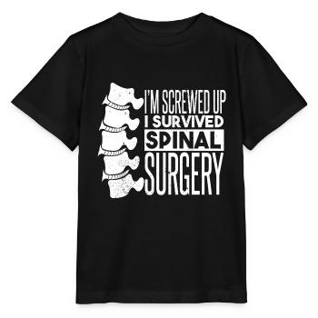 Spinal Surgery - Stanley/Stella MINI CREATOR Kids’ T-Shirt - black - Front - Mikhail (115cm)