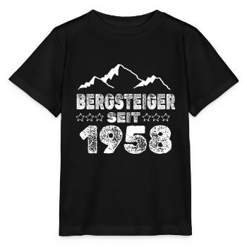 geboren 1958 - Stanley/Stella Kinder T-Shirt MINI CREATOR  - Schwarz - Vorne - Mikhail (115cm)