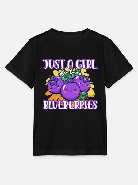 Blaubeeren - Stanley/Stella Kinder T-Shirt MINI CREATOR  - Schwarz