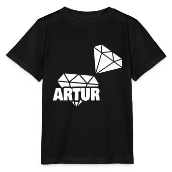 Artur als Kostbar - Stanley/Stella Kinder T-Shirt MINI CREATOR  - Schwarz - Vorne - Mikhail (115cm)