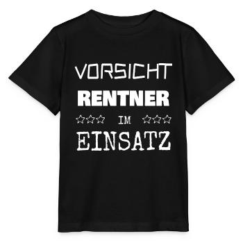 Rentner als Berufung - Stanley/Stella Kinder T-Shirt MINI CREATOR  - Schwarz - Vorne - Mikhail (115cm)