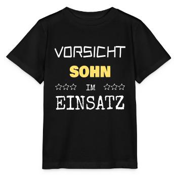 Berufung Sohn - Stanley/Stella Kinder T-Shirt MINI CREATOR  - Schwarz - Vorne - Mikhail (115cm)