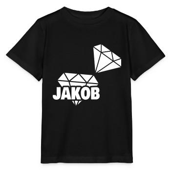Jacob as precious - Stanley/Stella MINI CREATOR Kids’ T-Shirt - black - Front - Mikhail (115cm)
