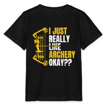 Archery Archer - Stanley/Stella MINI CREATOR Kids’ T-Shirt - black - Front - Mikhail (115cm)