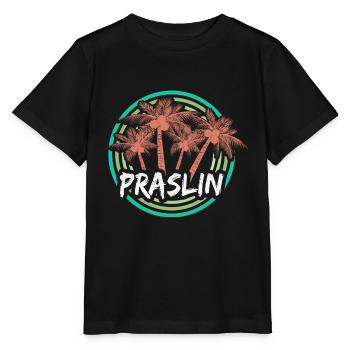 Vacances Praslin - T-shirt bio MINI CREATOR Stanley/Stella Enfant - noir - Devant - Mikhail (115cm)