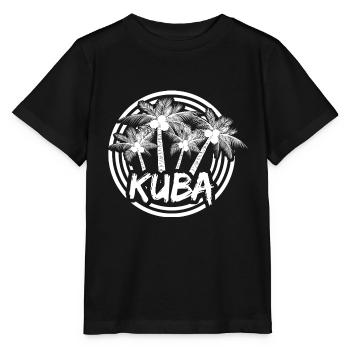 Vacances Cuba - T-shirt bio MINI CREATOR Stanley/Stella Enfant - noir - Devant - Mikhail (115cm)