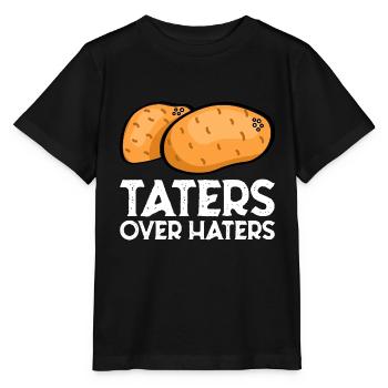 Taters Over Haters 7 - Stanley/Stella Kinder T-Shirt MINI CREATOR  - Schwarz - Vorne - Mikhail (115cm)