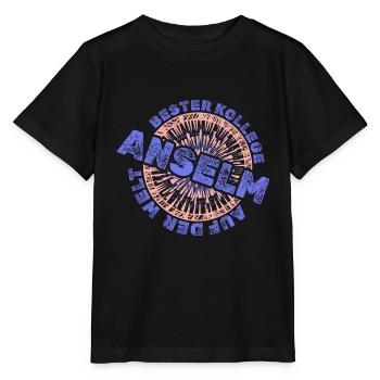 Kollege Anselm - Stanley/Stella Kinder T-Shirt MINI CREATOR  - Schwarz - Vorne - Mikhail (115cm)