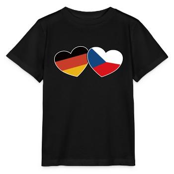 Deutsch Tschechische Freundschaft - Geschenk - Stanley/Stella Kinder T-Shirt MINI CREATOR  - Schwarz - Vorne - Mikhail (115cm)