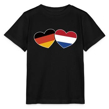Deutsch Holländische Freundschaft - Geschenk - Stanley/Stella Kinder T-Shirt MINI CREATOR  - Schwarz - Vorne - Mikhail (115cm)