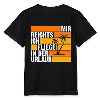 Sommerurlaub Urlauber Urlaub - Stanley/Stella Kinder T-Shirt MINI CREATOR  - Schwarz - Vorne - Mikhail (115cm)