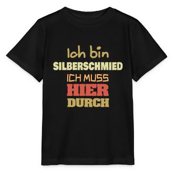 Beruf Silberschmied - Stanley/Stella Kinder T-Shirt MINI CREATOR  - Schwarz - Vorne - Mikhail (115cm)
