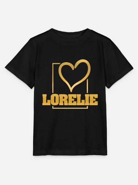 Geschenk für Lorelie - Stanley/Stella Kinder T-Shirt MINI CREATOR  - Schwarz