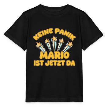 Mario als Vorname - Stanley/Stella Kinder T-Shirt MINI CREATOR  - Schwarz - Vorne - Mikhail (115cm)