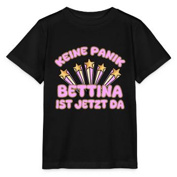 Nom de la femme Bettina - T-shirt bio MINI CREATOR Stanley/Stella Enfant - noir - Devant - Mikhail (115cm)