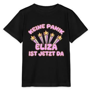 Nom de la femme Eliza - T-shirt bio MINI CREATOR Stanley/Stella Enfant - noir - Devant - Mikhail (115cm)
