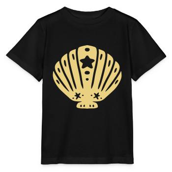 Schmuck Muschel Sternmuschel Geschenkidee - Stanley/Stella Kinder T-Shirt MINI CREATOR  - Schwarz - Vorne - Mikhail (115cm)