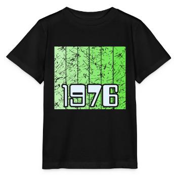 Vert 1976 - T-shirt bio MINI CREATOR Stanley/Stella Enfant - noir - Devant - Mikhail (115cm)