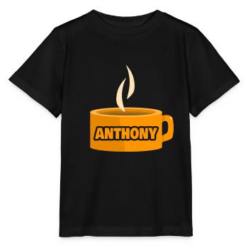 Cafe Anthony - Stanley/Stella MINI CREATOR Kids’ T-Shirt - black - Front - Mikhail (115cm)
