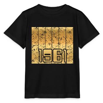 Heimat 1961 - Stanley/Stella Kinder T-Shirt MINI CREATOR  - Schwarz - Vorne - Mikhail (115cm)