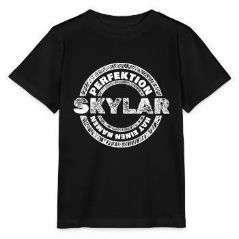 Perfekt Skylar - Stanley/Stella Kinder T-Shirt MINI CREATOR  - Schwarz - Vorne - Mikhail (115cm)