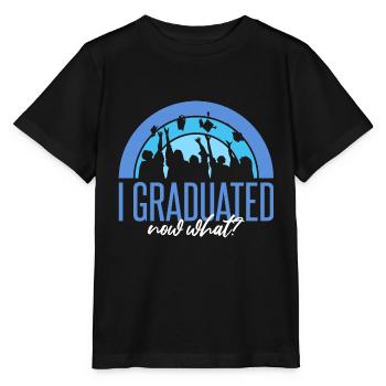 J’ai obtenu mon diplôme - T-shirt bio MINI CREATOR Stanley/Stella Enfant - noir - Devant - Mikhail (115cm)