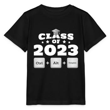 Promotion 2023 | Graduation - T-shirt bio MINI CREATOR Stanley/Stella Enfant - noir - Devant - Mikhail (115cm)