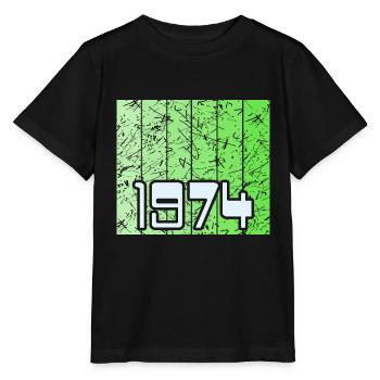 Vert 1974 - T-shirt bio MINI CREATOR Stanley/Stella Enfant - noir - Devant - Mikhail (115cm)