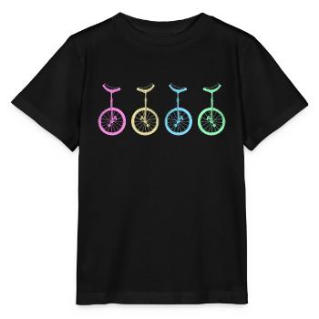 Unicycle Unicycle Unicycle Artist UnicycleVibes - Stanley/Stella MINI CREATOR Kids’ T-Shirt - black - Front - Mikhail (115cm)