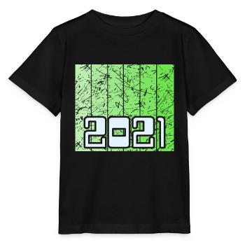 2021 - Stanley/Stella Kinder T-Shirt MINI CREATOR  - Schwarz - Vorne - Mikhail (115cm)