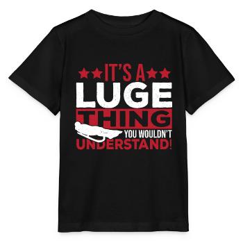Cadeau de joueur de luge pour les amateurs de luge - T-shirt bio MINI CREATOR Stanley/Stella Enfant - noir - Devant - Mikhail (115cm)