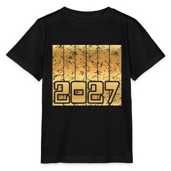 Heimat 2027 - Stanley/Stella Kinder T-Shirt MINI CREATOR  - Schwarz - Vorne - Mikhail (115cm)