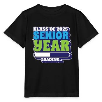 Classe de 2025 Année senior Chargement Future High - T-shirt bio MINI CREATOR Stanley/Stella Enfant - noir - Devant - Mikhail (115cm)
