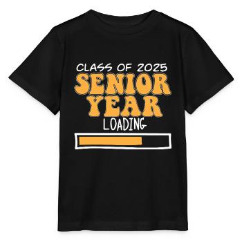 Classe de 2025 Année senior Chargement Future High - T-shirt bio MINI CREATOR Stanley/Stella Enfant - noir - Devant - Mikhail (115cm)