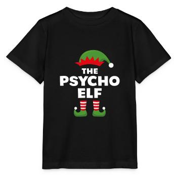 Der Psycho-Elf - Stanley/Stella Kinder T-Shirt MINI CREATOR  - Schwarz - Vorne - Mikhail (115cm)