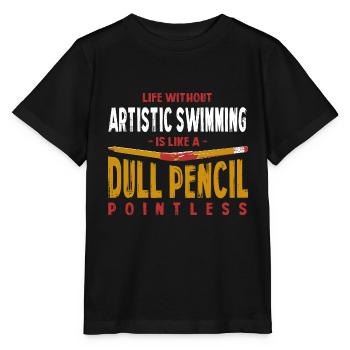 Life Without Artistic Swimming Is Like a Dull - Stanley/Stella MINI CREATOR Kids’ T-Shirt - black - Front - Mikhail (115cm)