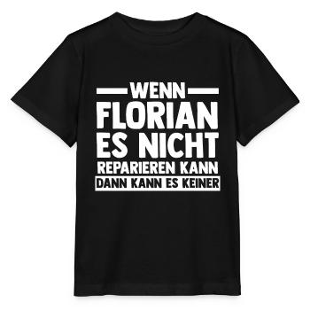 Florian - Stanley/Stella Kinder T-Shirt MINI CREATOR  - Schwarz - Vorne - Mikhail (115cm)
