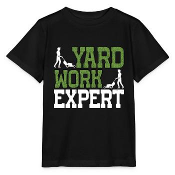 Yard Work Expert 22 - Stanley/Stella MINI CREATOR Kids’ T-Shirt - black - Front - Mikhail (115cm)